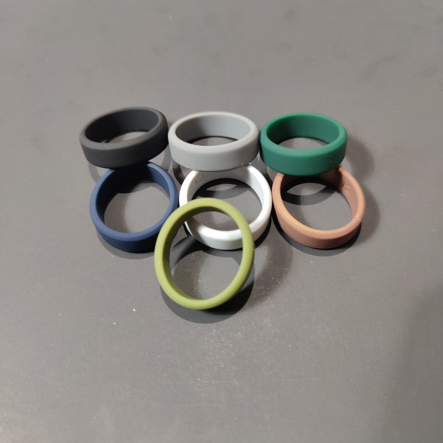 Bevel Silicone Rings