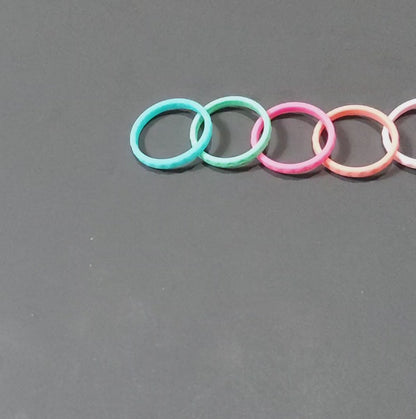 Women's Pyramid Silicone Rings