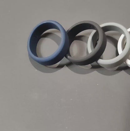 Bevel Silicone Rings