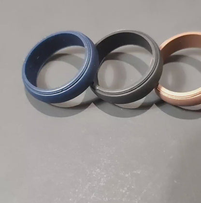 Step Edge Silicone Rings