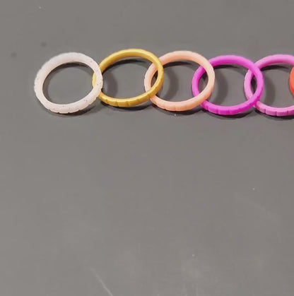 Women's Step Silicone Rings