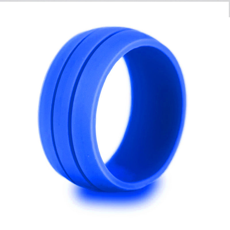 Wide Dual Groove Silicone Rings