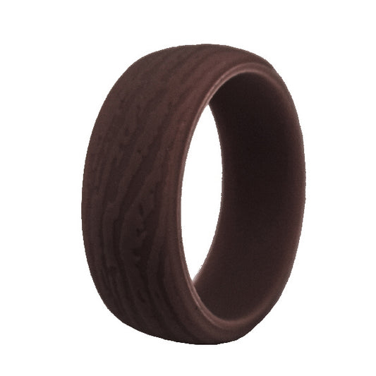 Tree Bark Silicone Rings