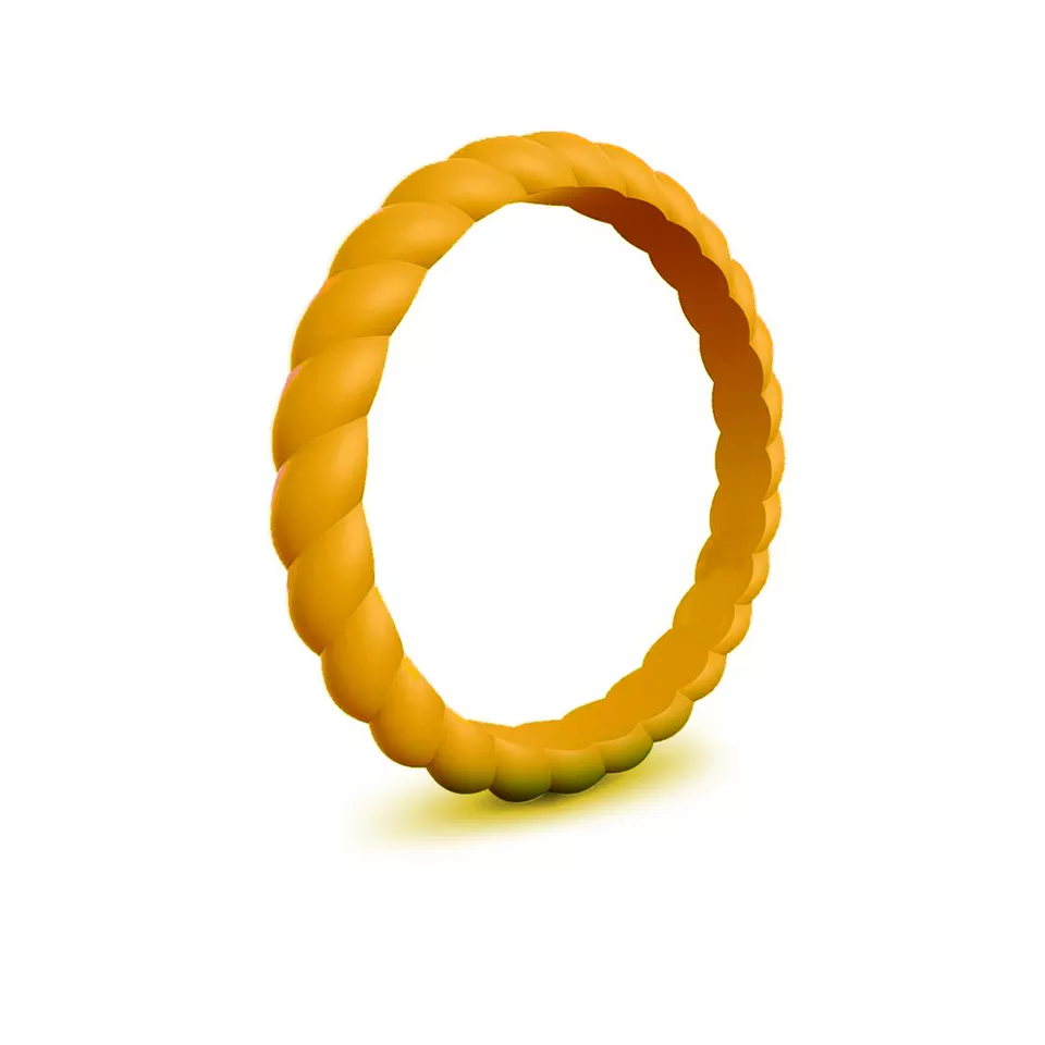 Braided 2025 silicone rings