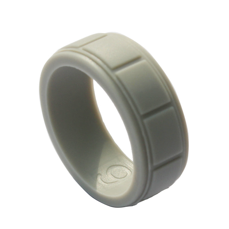 Square Pattern Silicone Rings