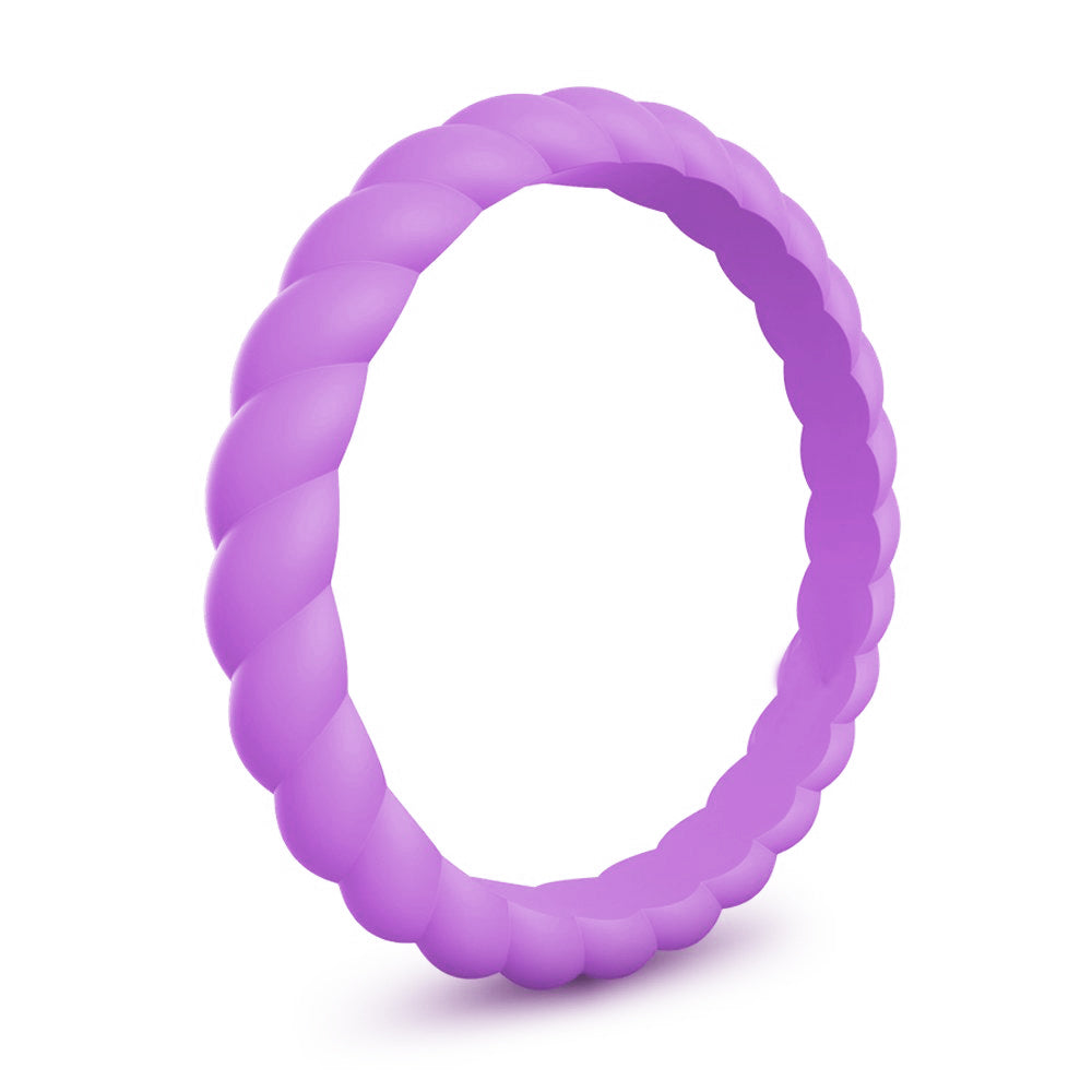 Women's Braided Silicone Rings 1