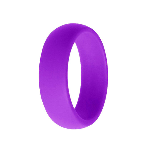Classic Men's Purple Silicone Rings